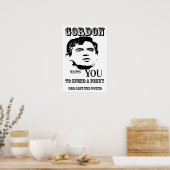 Gott Rettete das Pfund Gordon Brown Poster Print (Küche)