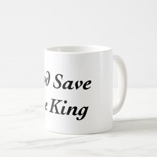 Gott Rettete den König Kaffeetasse (VorderseiteRechts)