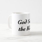 Gott Rettete den König Kaffeetasse (Vorderseite Links)