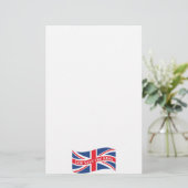 Gott Rettete den König mit Union Jack Briefpapier (Stehend Vorderseite)