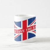 Gott Rettete den König mit Union Jack Kaffeetasse (Mittel)