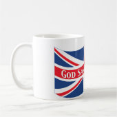 Gott Rettete den König mit Union Jack Kaffeetasse (Links)