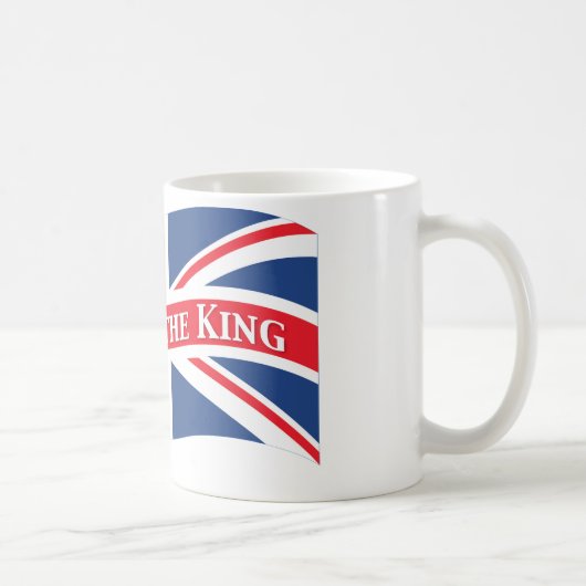 Gott Rettete den König mit Union Jack Kaffeetasse (Rechts)