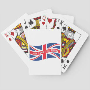 Gott Rettete den König mit Union Jack Spielkarten