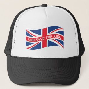 Gott Rettete den König mit Union Jack Truckerkappe