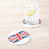 Gott Rettete den König mit Union Jack Untersetzer (Seite)