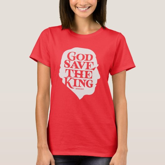 Gott Rettete den König T-Shirt (Vorderseite)