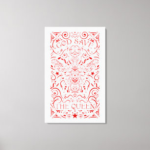 Gott rettete die Biene Leinwanddruck