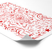 Gott rettete die Biene Poster (Ecke)