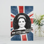 Gott Rettete die Königin - Kate Middleton (Stehend Vorderseite)