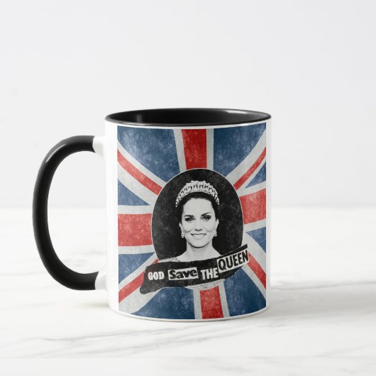 Gott Rettete die Königin - Kate Middleton Tasse (Links)