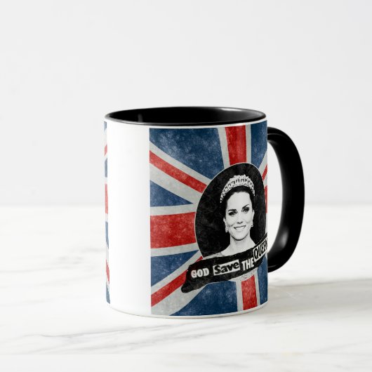 Gott Rettete die Königin - Kate Middleton Tasse (VorderseiteRechts)