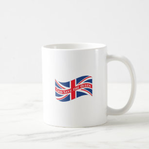 Gott Rettete die Königin mit Union Jack Kaffeetasse