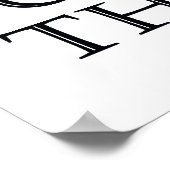 Gott Rettete die Königin Poster (Ecke)