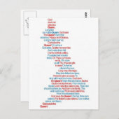 Gott Rettete die Königin Postkarte (Vorne/Hinten)