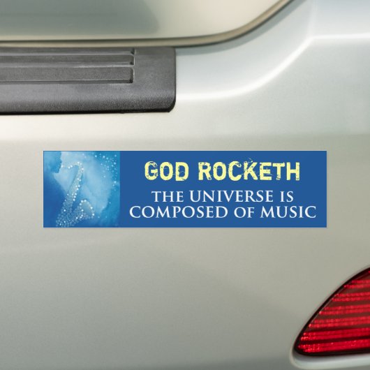 Gott Rocketh Autoaufkleber (Auf Auto)