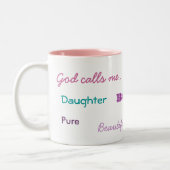 Gott ruft mich Tasse an (Links)