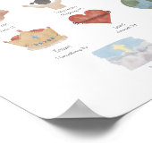 Gott sagt, du bist Christliche Kinder Affirmation  Poster (Ecke)