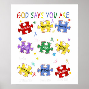 Gott sagt, du bist es, Retro, Vintage Poster