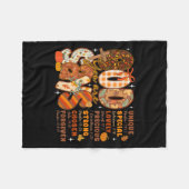 Gott sagt, du bist Fall Vibes Herbst Religiösen Ch Fleecedecke (Vorderseite (Horizontal))