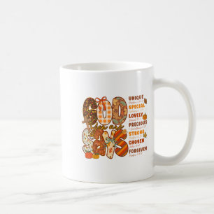 Gott sagt, du bist Fall Vibes Herbst Religiösen Ch Kaffeetasse