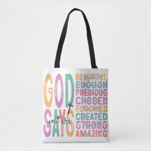Gott sagt, du bist genug tasche