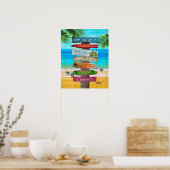 Gott sagt, du bist Turtle Poster (Küche)