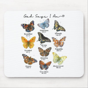 Gott sagt, ich bin Bibelvers religiös christlich H Mousepad
