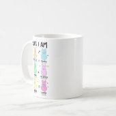 Gott sagt, ich bin Christlich Jungs Mädchen Kleink Kaffeetasse (Vorderseite Links)