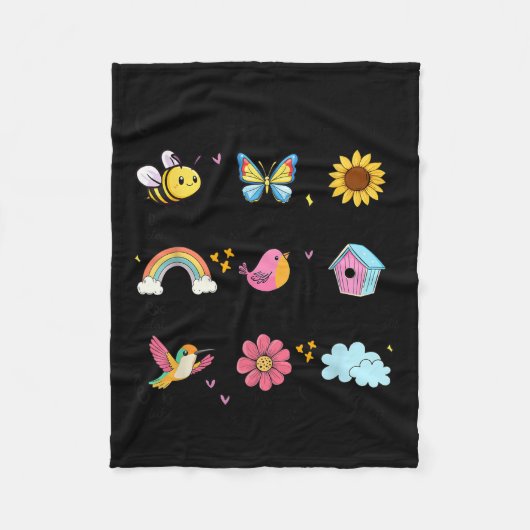 Gott sagt, ich bin der Frühling Christlichen Funny Fleecedecke (Vorderseite)