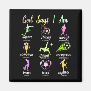Gott sagt, ich bin ein christlicher Bibelvers reli Magnet