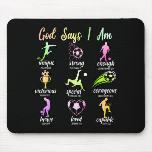 Gott sagt, ich bin ein christlicher Bibelvers reli Mousepad