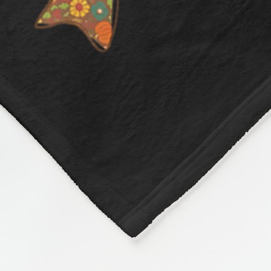 Gott sagt, ich bin Fall Coquette Bow Erntedank Chr Fleecedecke (Ecke)