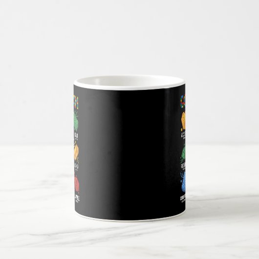 Gott sagt, ich bin Gebäude Brick Master Block Kaffeetasse (Mittel)