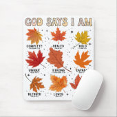 Gott sagt, ich bin Herbsternte Erntedank Spaß Mousepad (Mit Mouse)