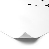 Gott sagt, ich bin Herbsternte fallen Blatt Hal Poster (Ecke)