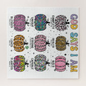 Gott sagt, ich bin Herbsternte fallen Blatt Hal Puzzle (Horizontal)