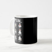 Gott sagt, ich bin Niedlich Ghost Reading Bücher H Kaffeetasse (Vorderseite Links)