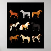 Gott sagt, ich bin Pferde Christlich Frauen Mädche Poster (Vorne)