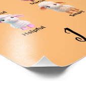 Gott sagt, ich bin ... Schafposter Fotodruck (Ecke)