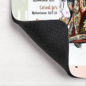 Gott sagt, ich bin schwarze Christliche Frauen Mousepad (Ecke)