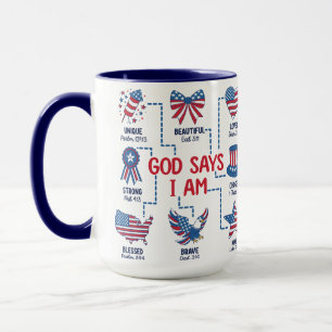 Gott sagt, ich bin sein Kind Tasse