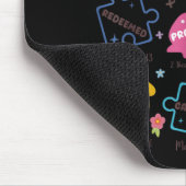 Gott sagt: Sei freundlich Autismus-Bewusstsein SPE Mousepad (Ecke)