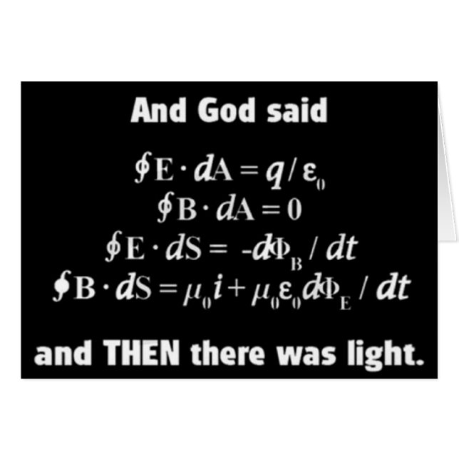 Gott sagte, dass gelassen es helle religiöse (Vorderseite (Horizontal))