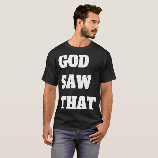 Gott sah das T-Shirt (Vorne ganz)