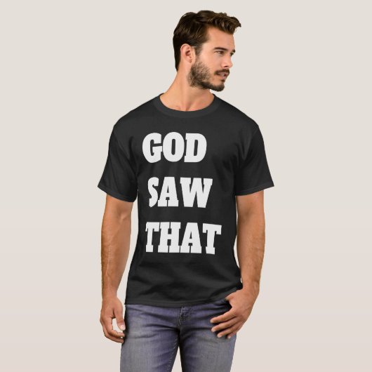 Gott sah das T-Shirt (Vorne ganz)