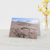 Gott sah meine Herz-Erwachsenenkarte Karte (Gelbe Blume)