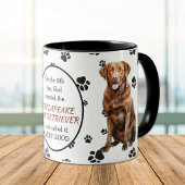 Gott Schaffter Schaffenbucht Retriever Hund Tasse