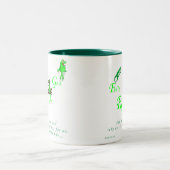 Gott-Schaffungs-Reihe - FROSCH Zweifarbige Tasse (Mittel)