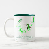 Gott-Schaffungs-Reihe - FROSCH Zweifarbige Tasse (Links)